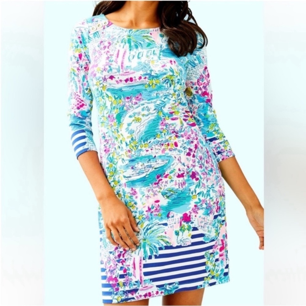 Lilly Pulitzer‎ Pearson Engineered Dress Postcards from Postino